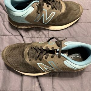 New Balance 13 4E Light Blue Blk Running Shoe
